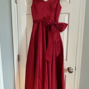 Elegant Red Evening Gown